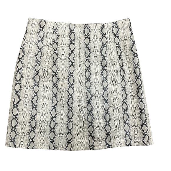 Altar'd State Faux Leather Snakeskin Mini Skirt Small - Picture 3 of 5